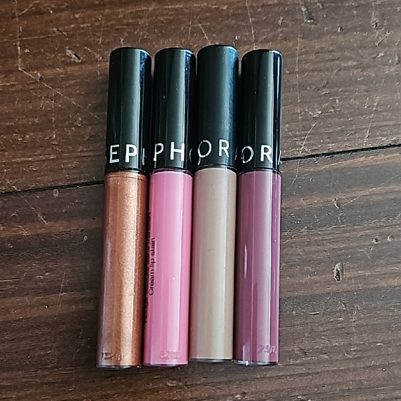 BUNDLE OF 4 SEPHORA LIP CREAM CollectioN - Picture 1 of 9